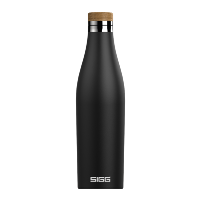 Stainless Steel Water Bottle Meridian Black 0.5L