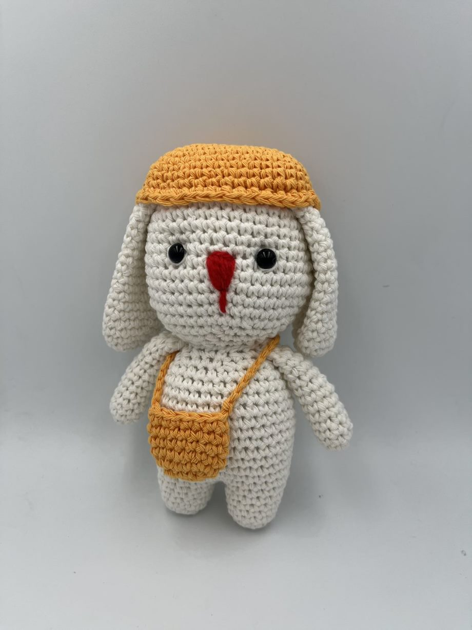 Bunny White & Orange with long years