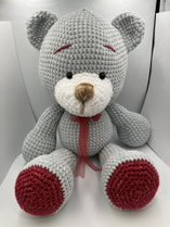 Teddy Bear Plush Grey